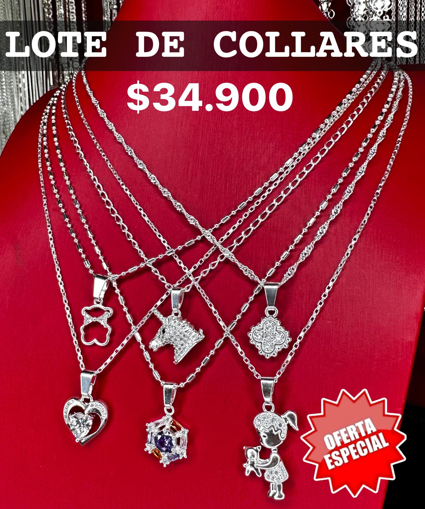 6 Collares + 6 Colgantes