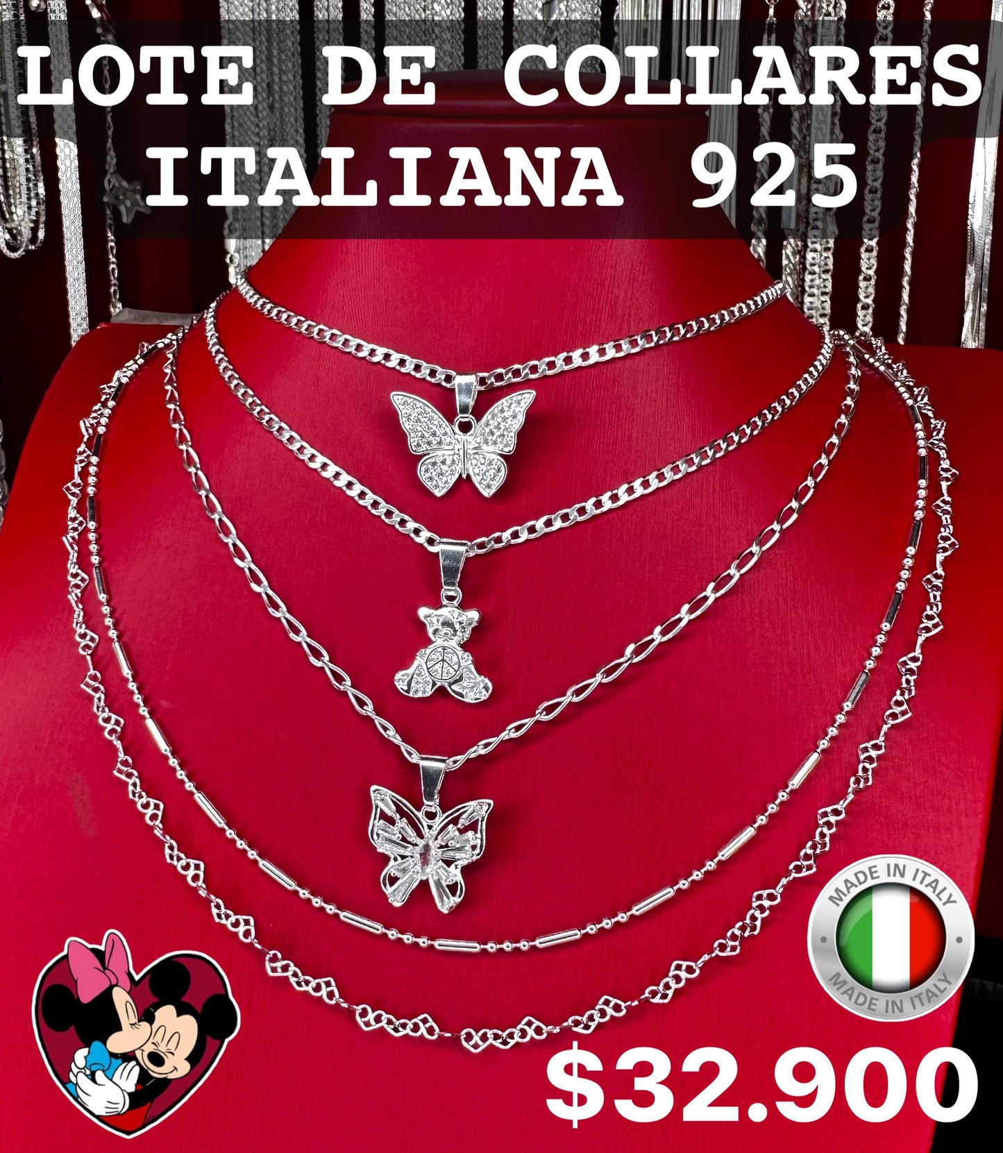 5 Collares + 3 Colgantes