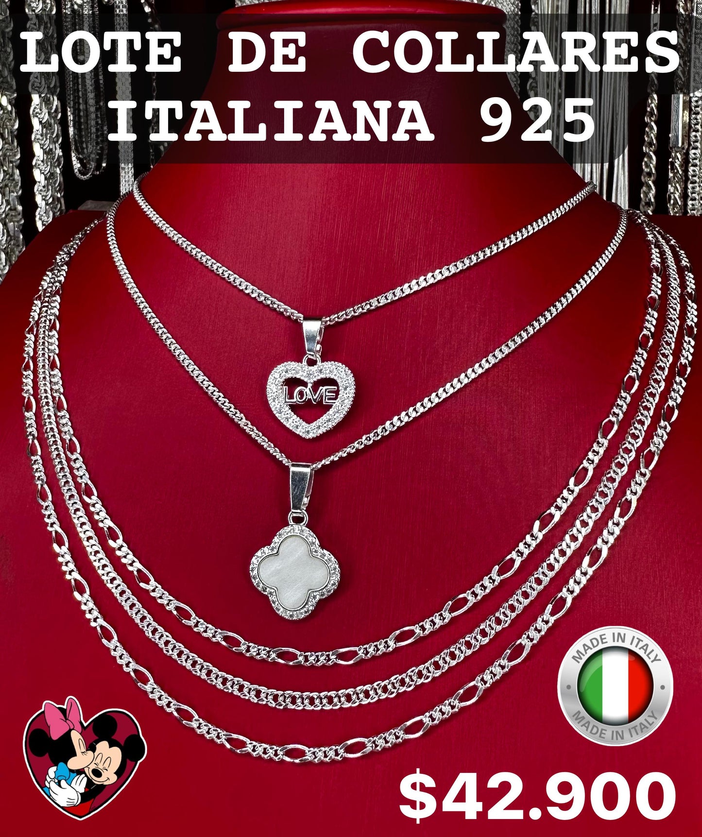 5 Collares + 2 Colgantes