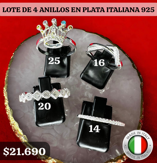 LOTE 4 ANILLOS