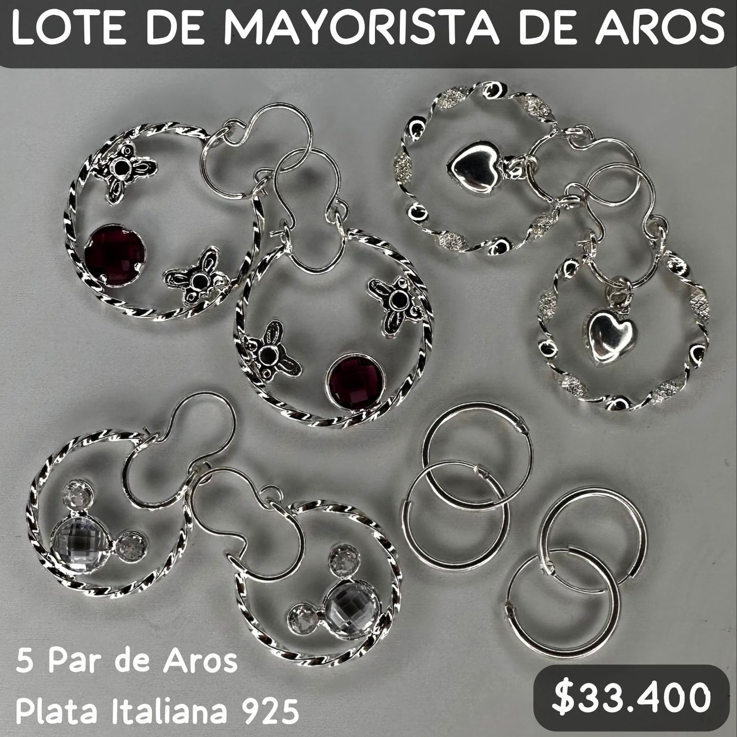 LOTE DE AROS ENROSCADOS