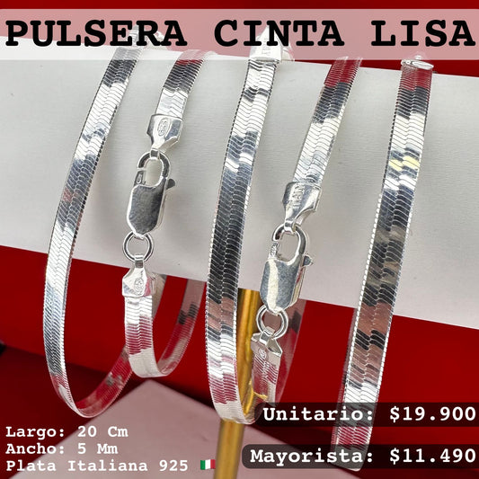 PULSERA CINTA LISA