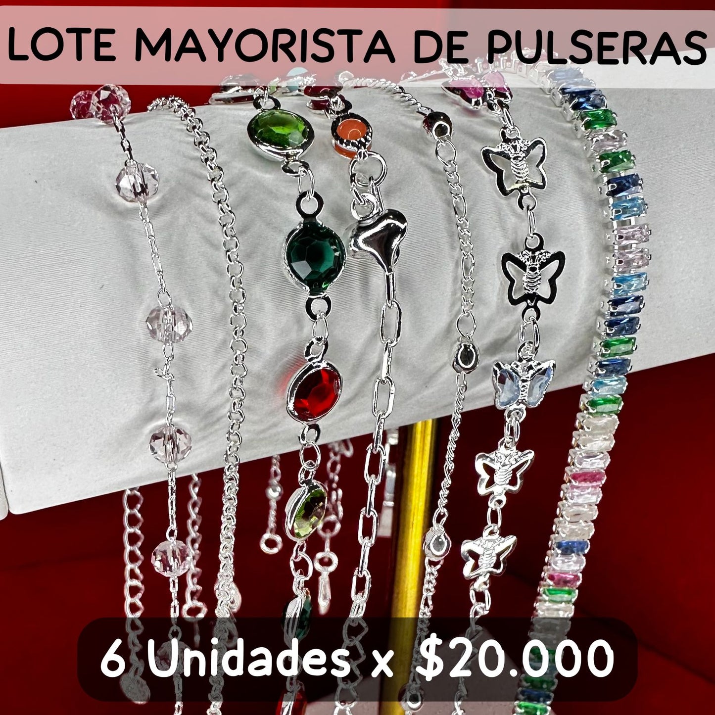 Lote de 6 Pulseras