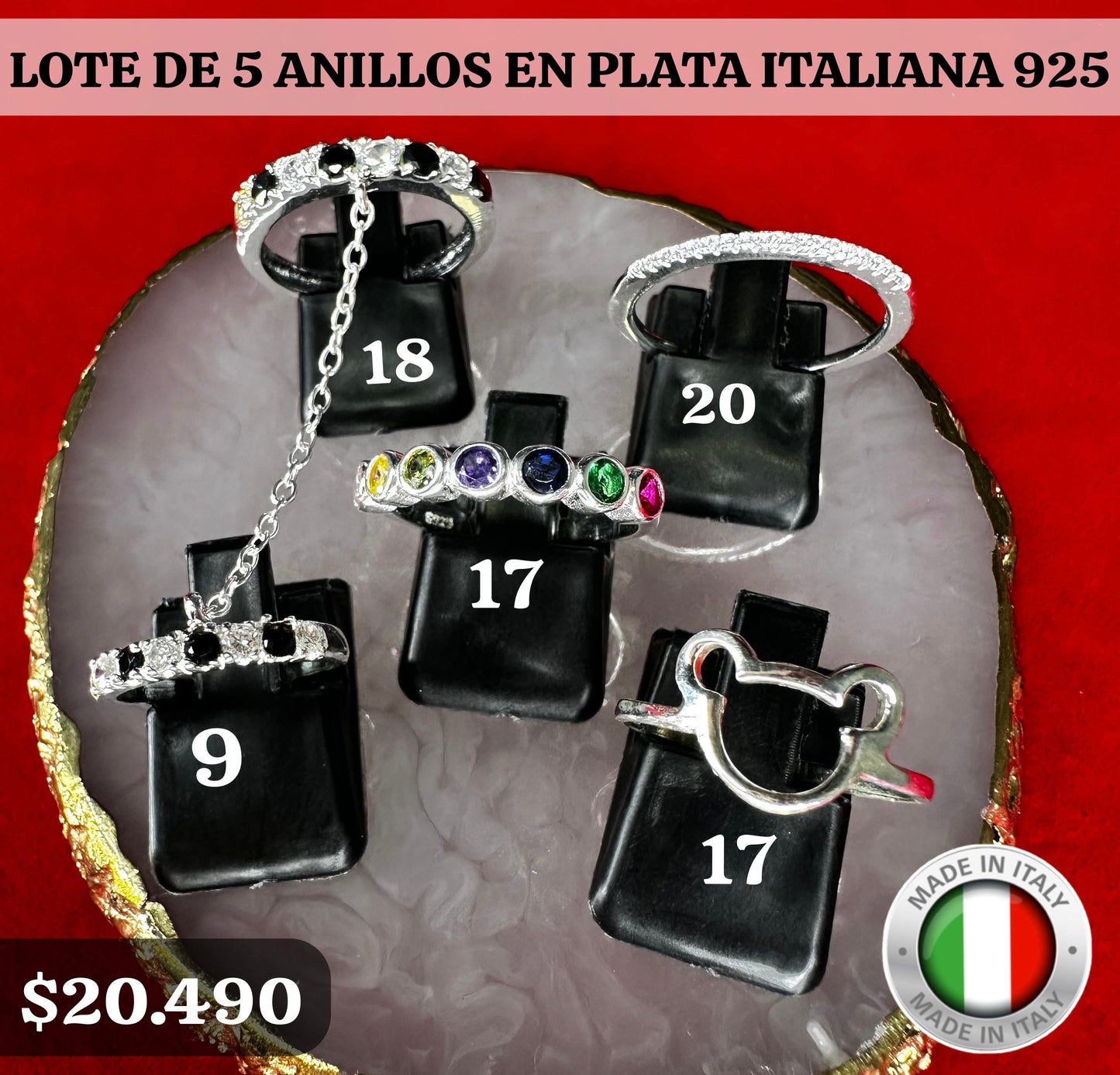 LOTE 5 ANILLOS