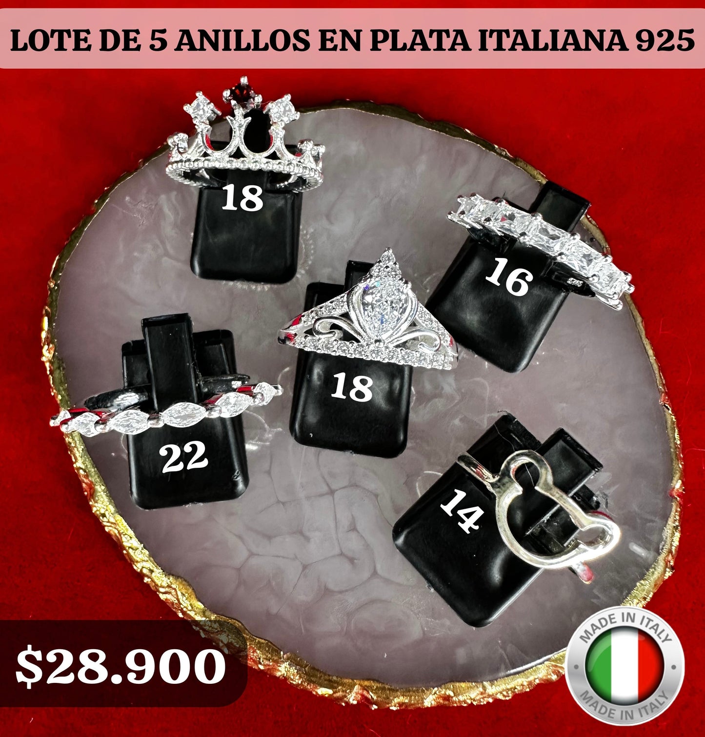 LOTE 5 ANILLOS