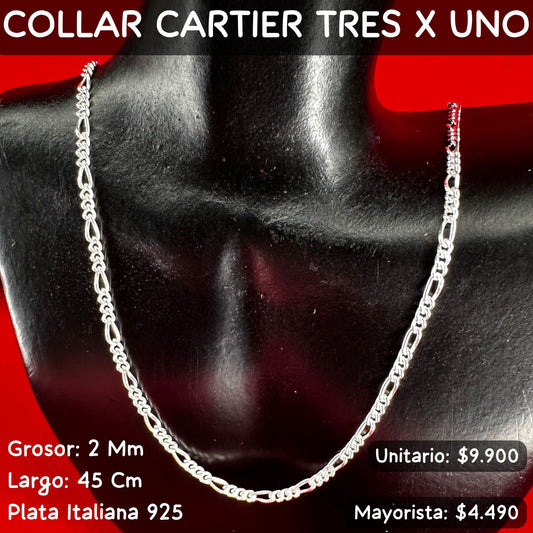 COLLAR CARTIER 3x1 🔗 45x2