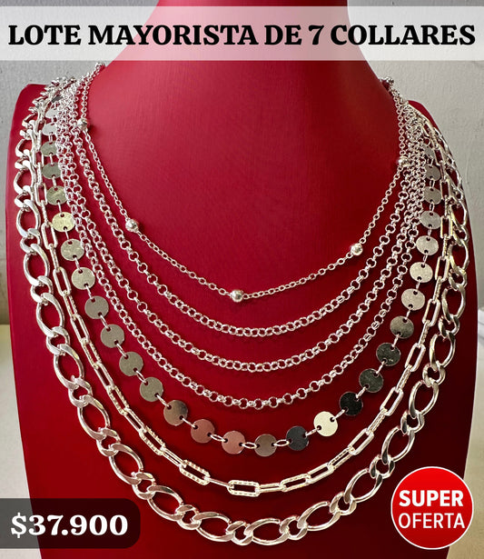 Lote Mayorista 7 Collares ⛓️