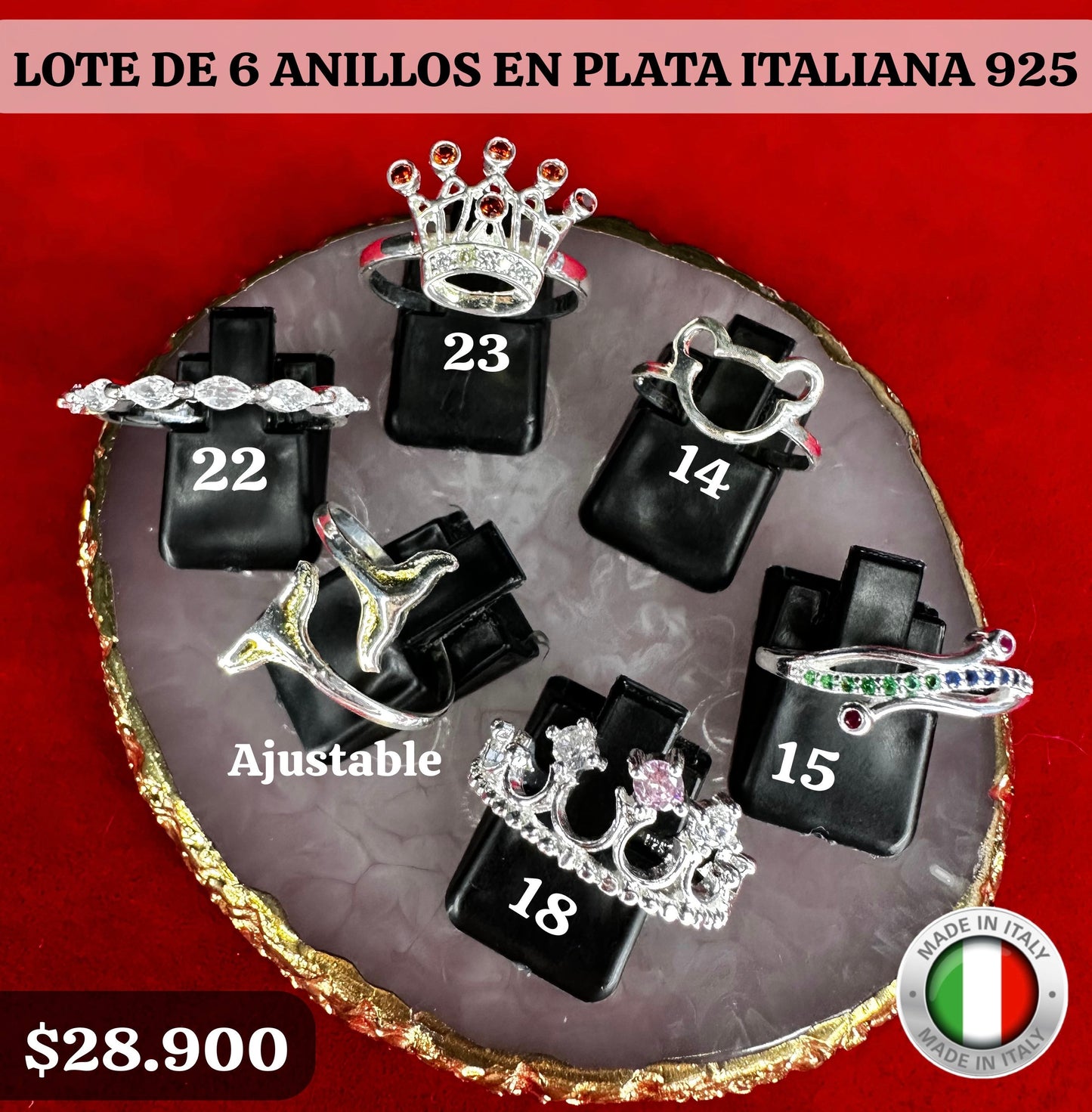 LOTE 6 ANILLOS