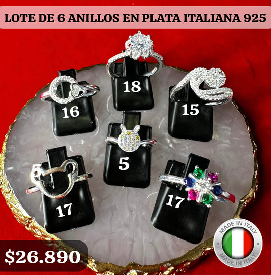 LOTE 6 ANILLOS