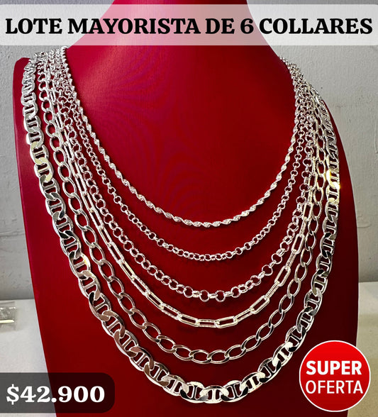 Lote Mayorista 6 Collares ⛓️