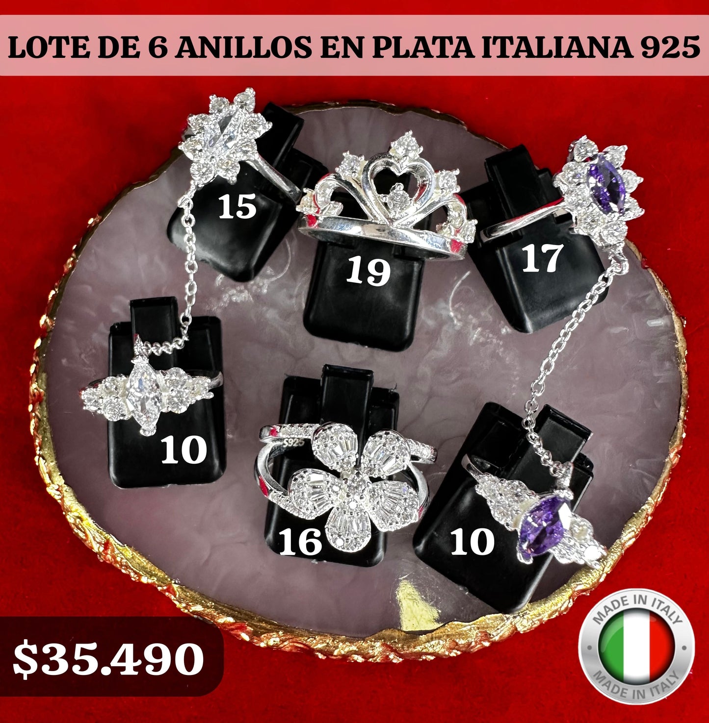 LOTE 6 ANILLOS