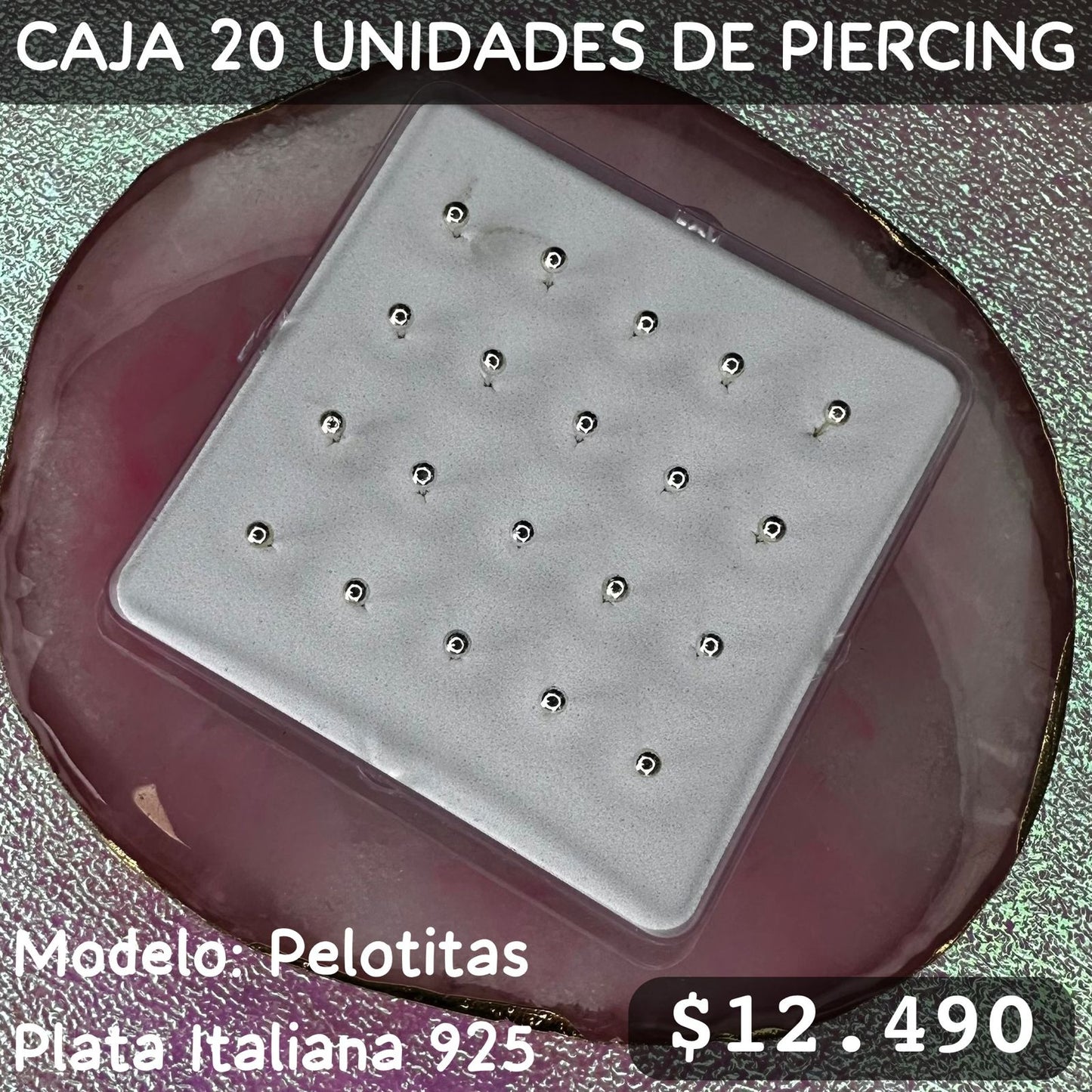 CAJA DE PIERCING | PELOTITAS